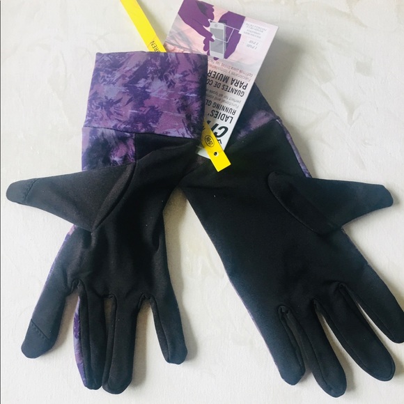💜 NWT Ladies Medium Purple Running Gloves 💜 - Picture 5 of 7